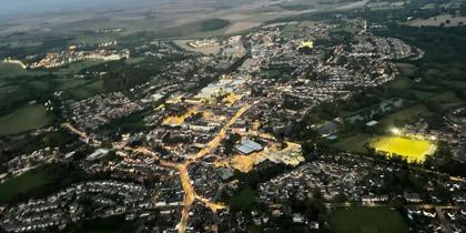 Aerial view of Warminster Aerial view of Warminster