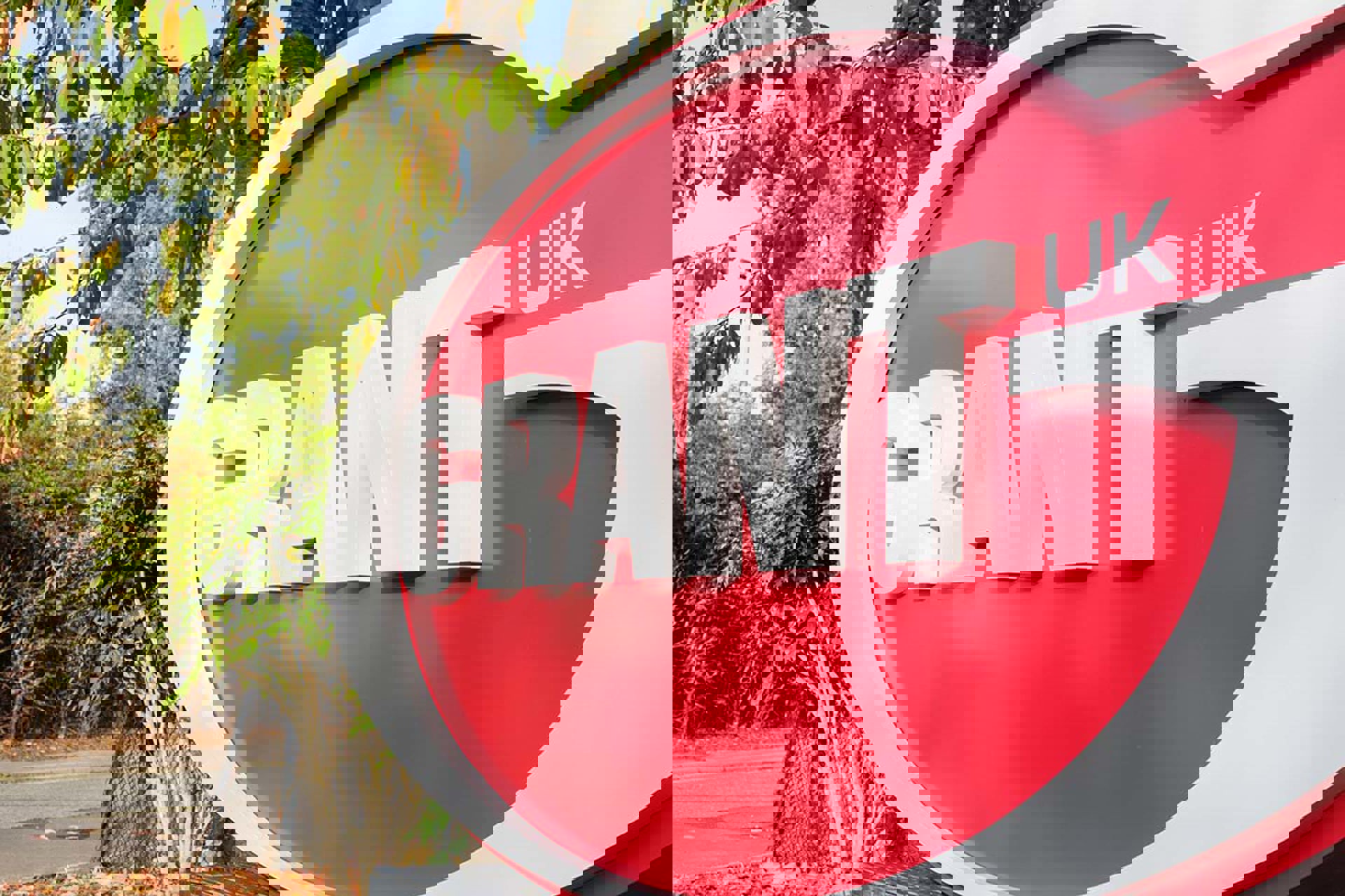 A red and white logo for Grant UK A red and white logo for Grant UK