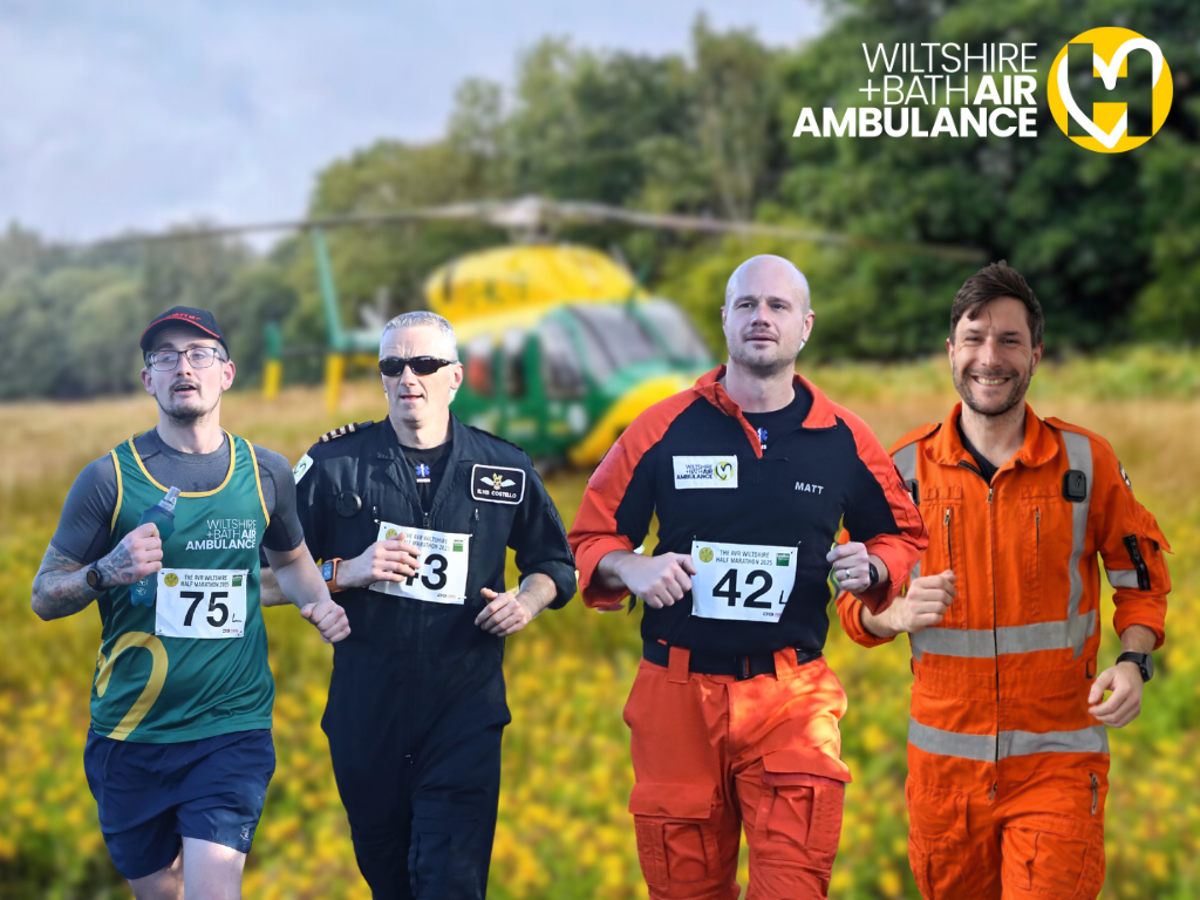 Announcing our record-breaking air ambulance team taking on Bath Half for charity 