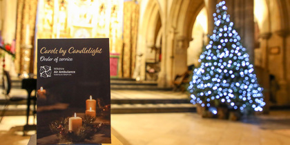 A Carols by Candlelight order of service A Carols by Candlelight order of service
