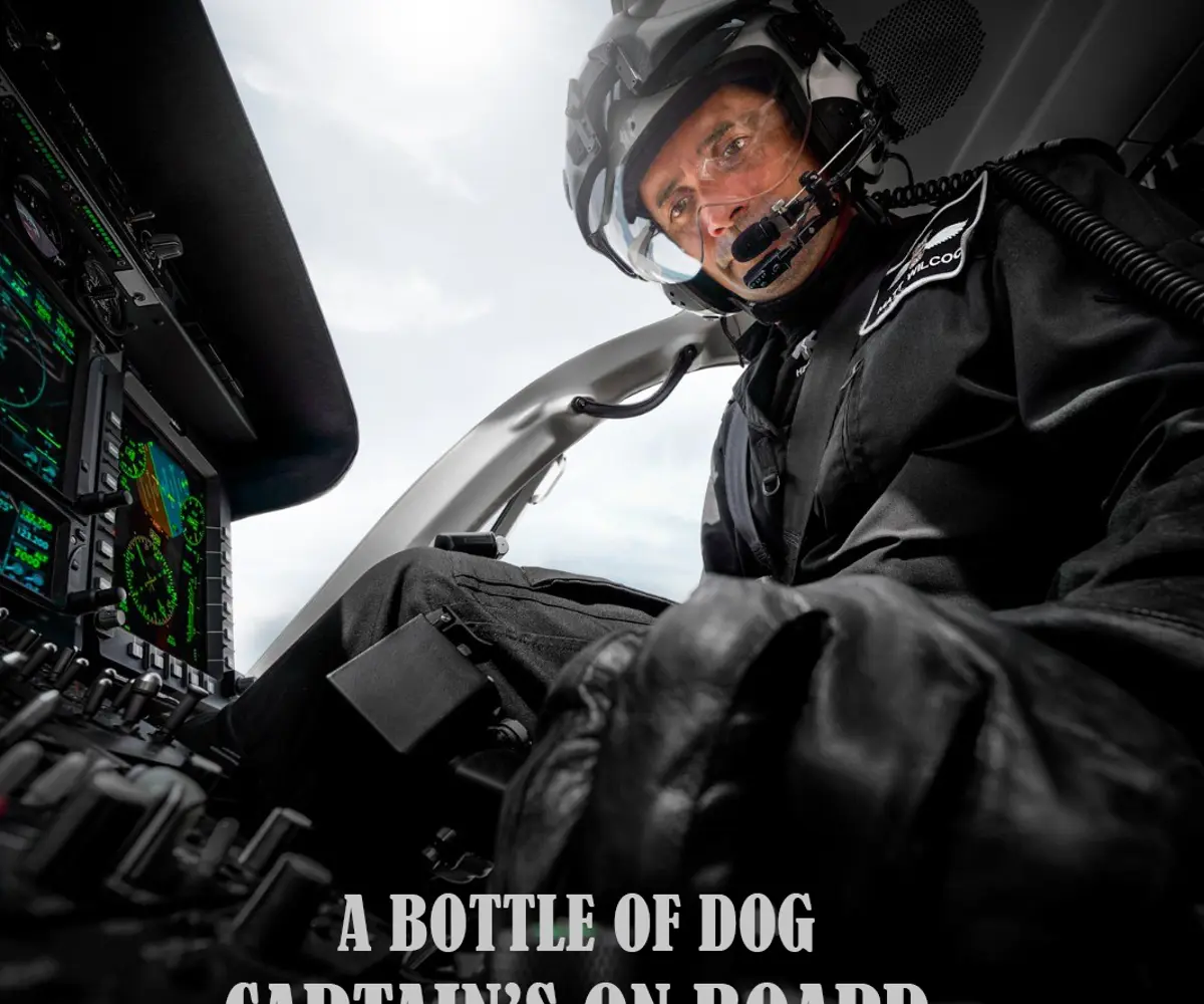 Captain's on Board single cover displaying chief pilot Matt Wilcock in the Wiltshire Air Ambulance cockpit