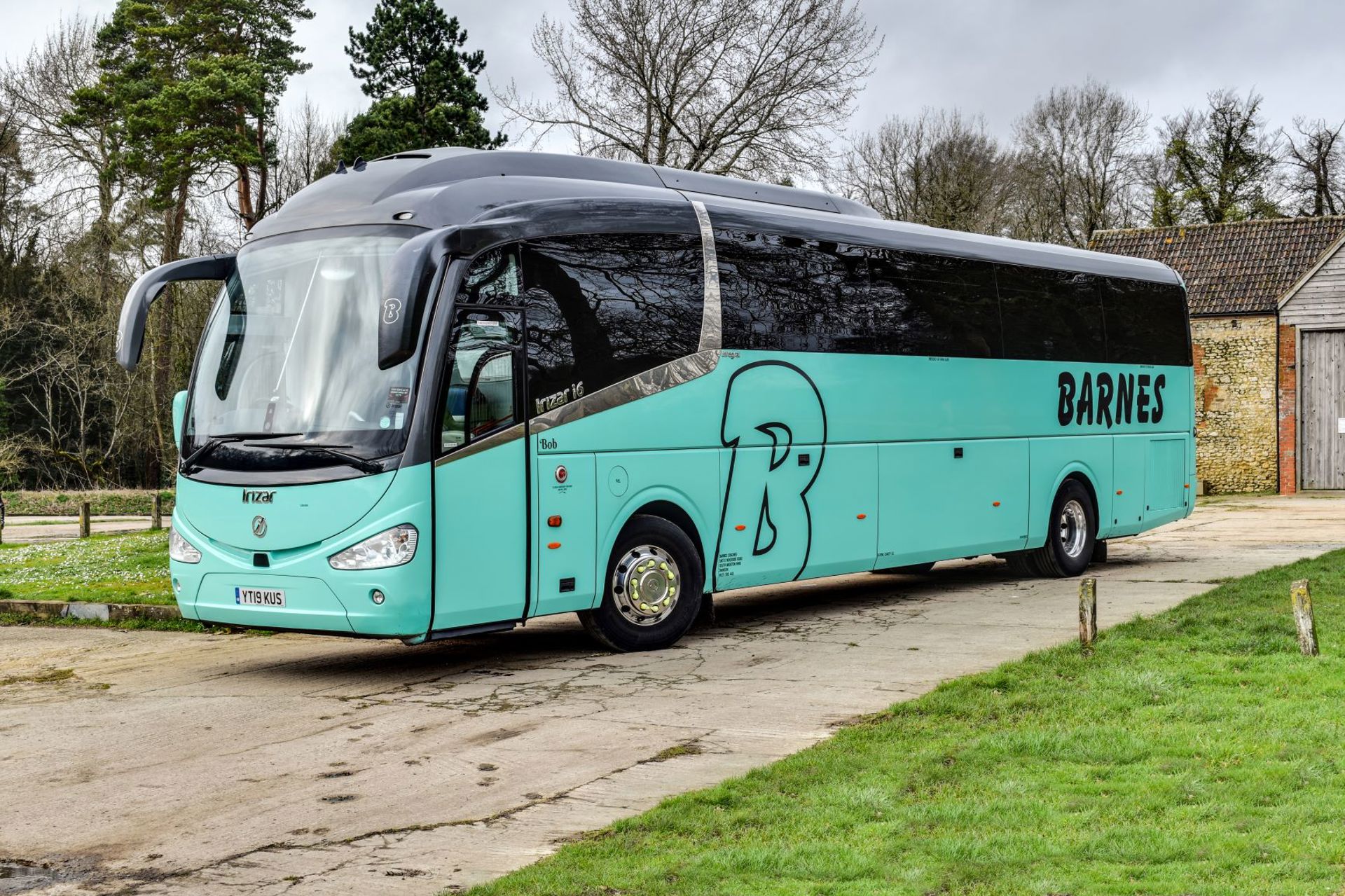 A Barnes Coaches bus A Barnes Coaches bus