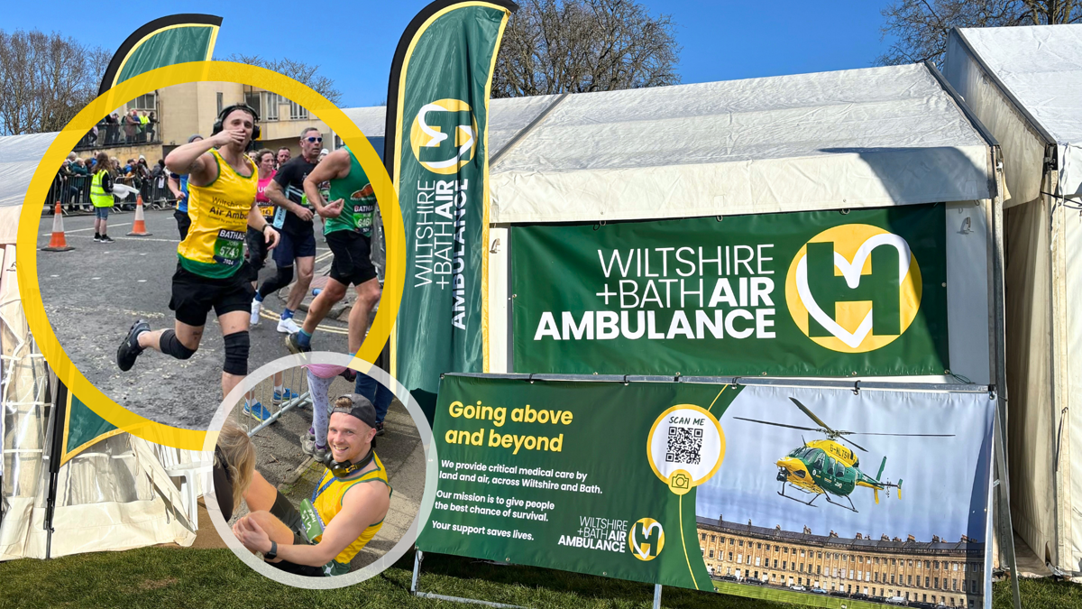 Flying over the finish line: supporting Bath’s official air ambulance through Bath Half Marathon 