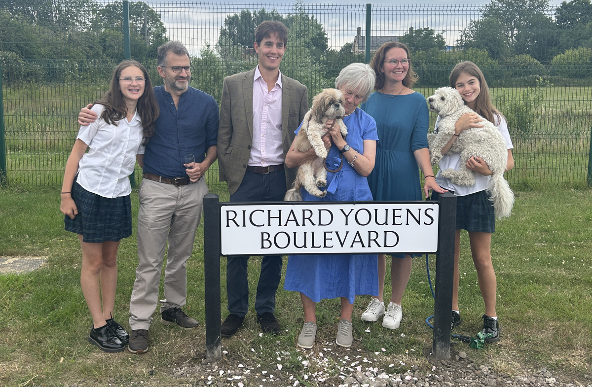 Unveiling Richard Youens Boulevard Unveiling Richard Youens Boulevard