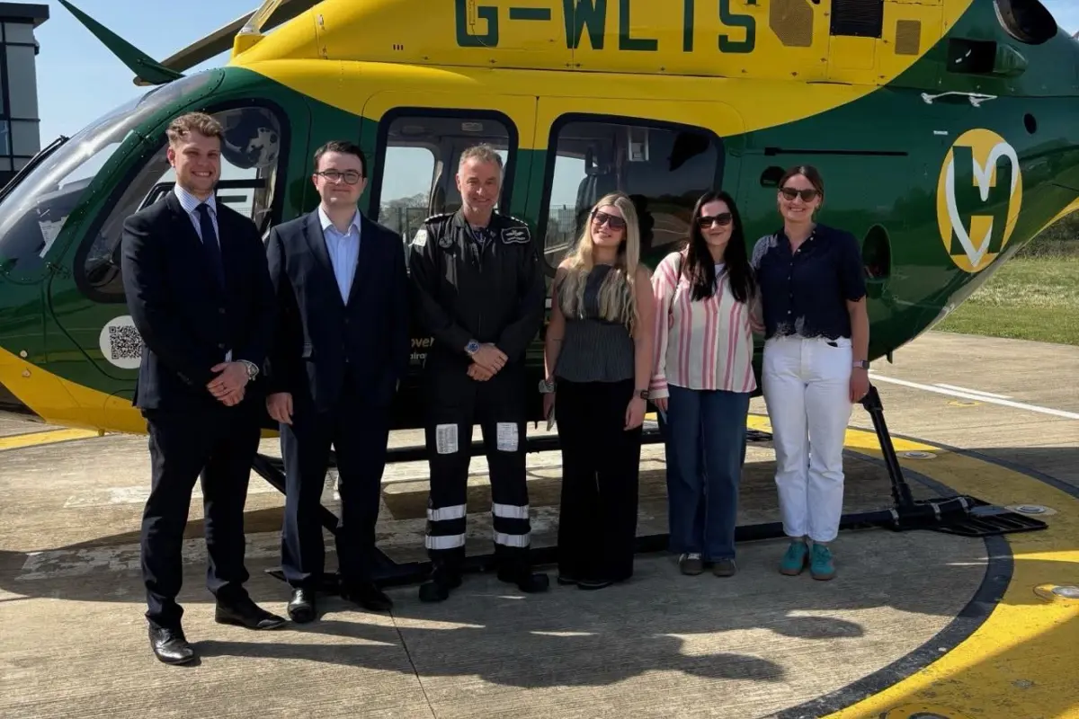 The crew behind the care: an interview with Goughs Solicitors and Wiltshire and Bath Air Ambulance Charity 
