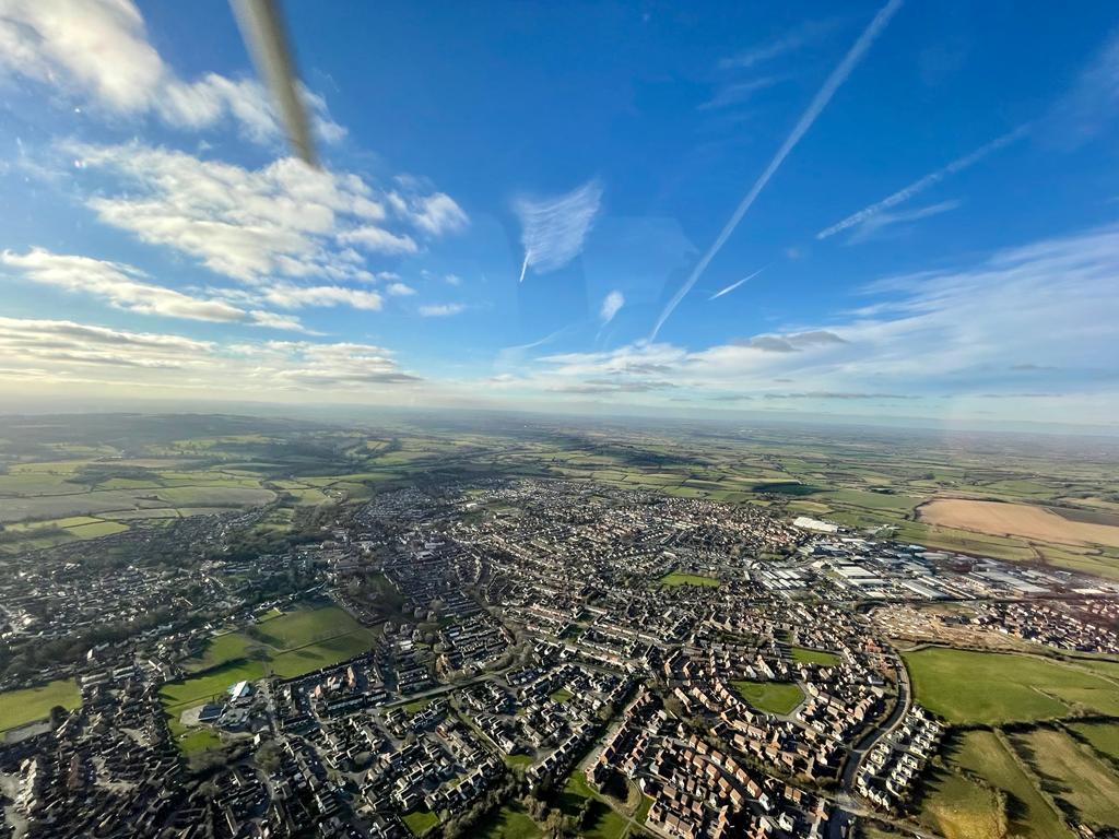 Aerial photo of Calne Aerial photo of Calne