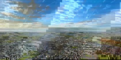 Aerial photo of Calne Aerial photo of Calne